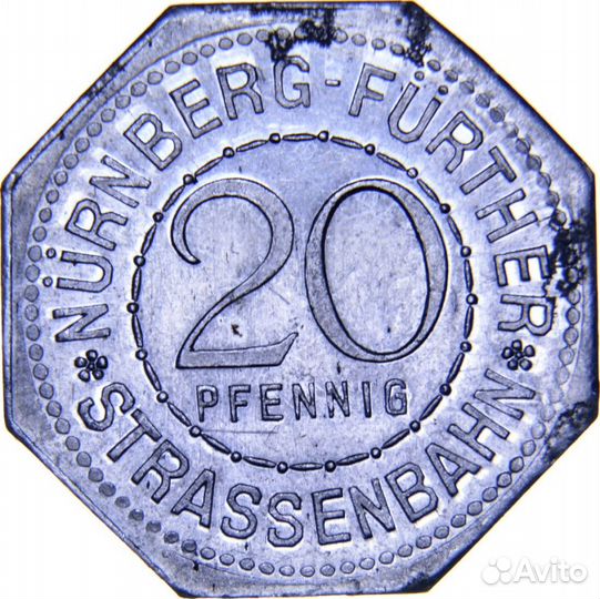 Нотгельды Германии 1921 Нюрнберг.супер.редкие