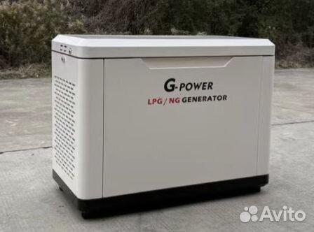 Газовый генератор 9 kW g-power с постоянным подогр