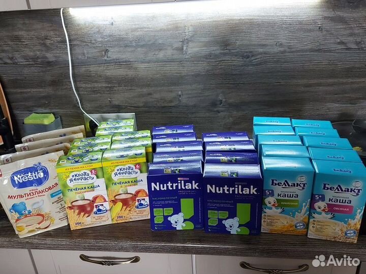 Детские каши молочные