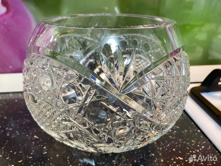 Хрусталь Чехии Гдр СССР Вазы салатники
