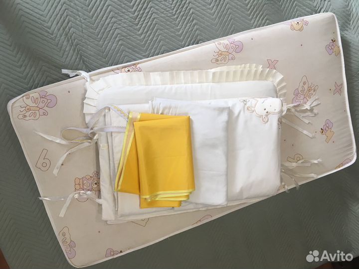 Матрасик в кроватку 120 на 60 см