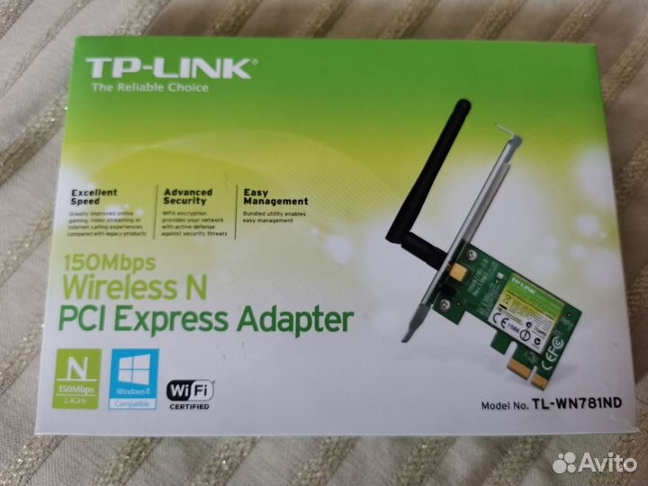 Wifi адаптер для пк tp-link tl-wn781nd