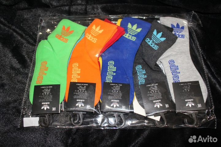 Носки Adidas женские(цветные) 36-41