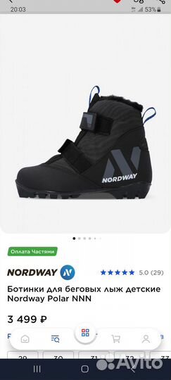 Лыжные ботинки