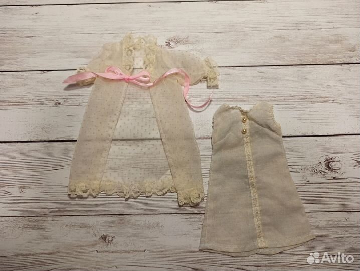 Ночная рубашка с халатом для Барби