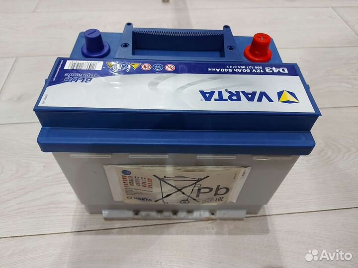 Varta blue dynamic D43 60 ач, 540а