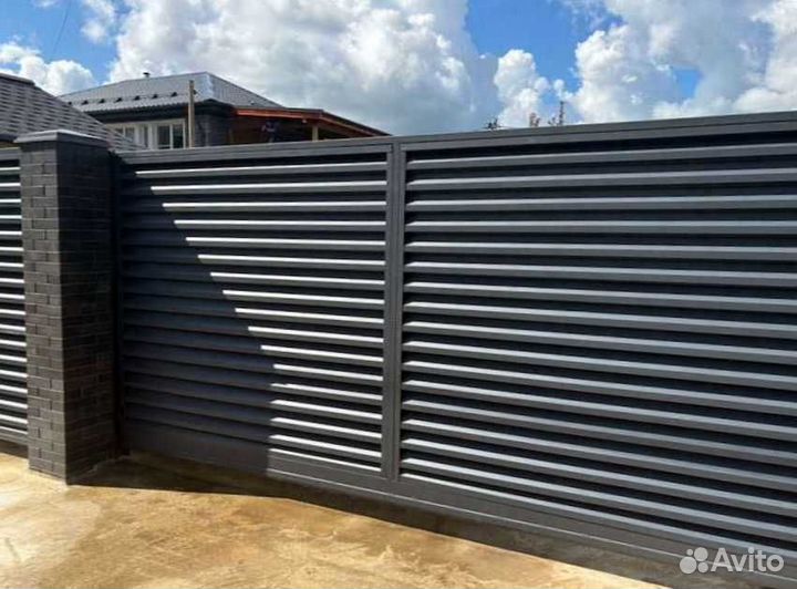 Забор жалюзи