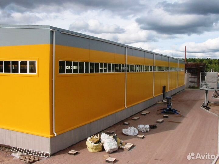 Сэндвич-панели пенополистирол (кровля и стены)