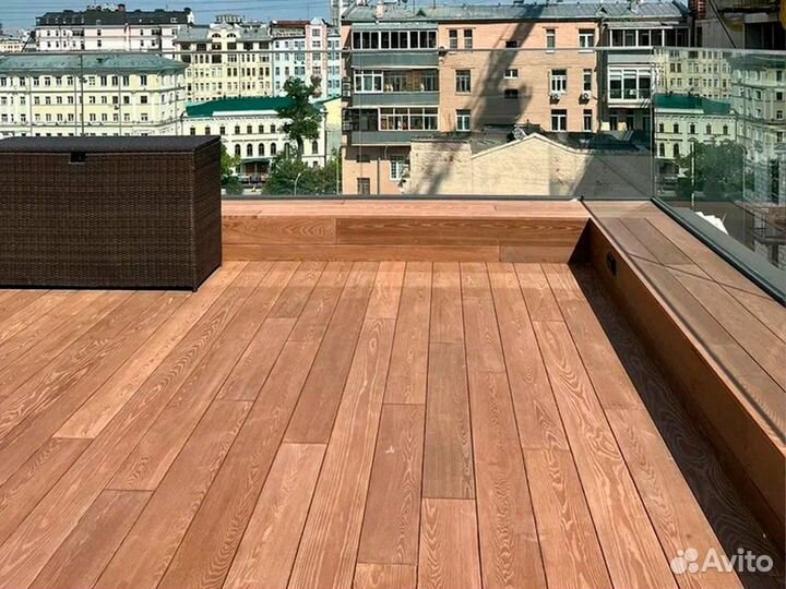 Террасная доска термоясень