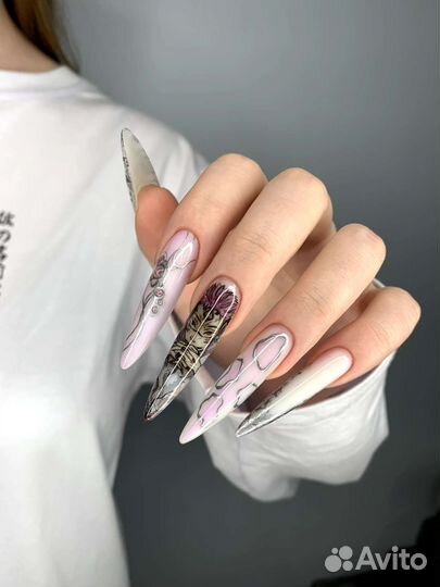 Маникюр/Наращивание ногтей/Ручная роспись