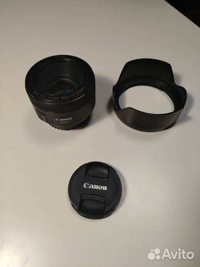 Портретный объектив Сanon 50mm
