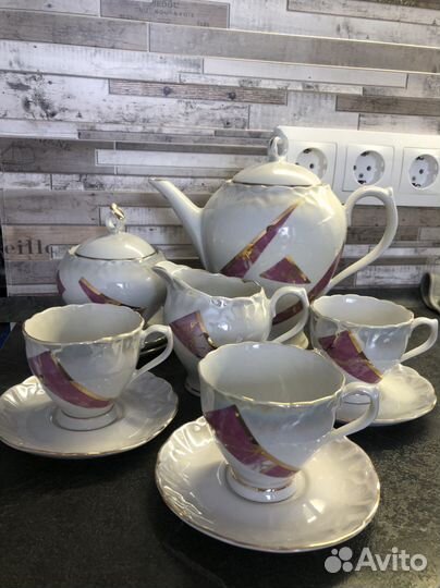 Сервиз кофейный фарфор