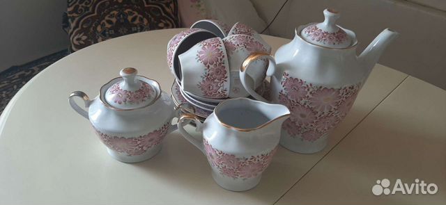 Сервиз чайный RPR Рижский завод 14 предметов
