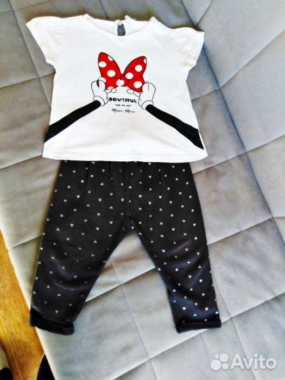 Комплект Футболка/штанишки р.86, Футболка/комбинез