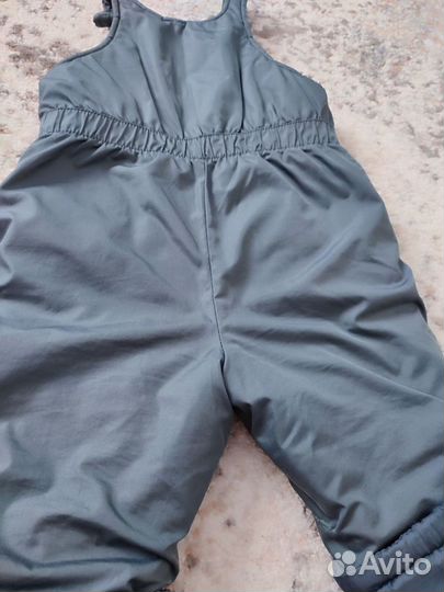 Зимние брюки, полукомбинезон 92-98
