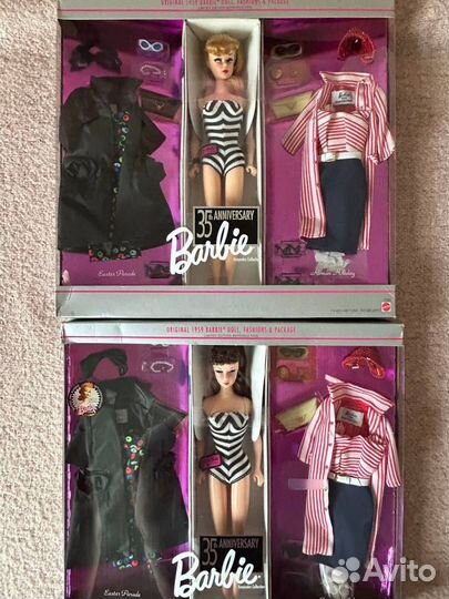 Barbie 35th anniversary repro блонди и брюнетка