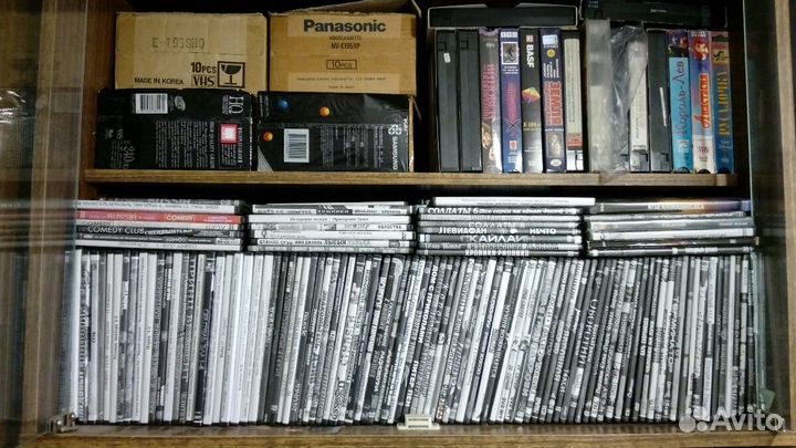 Видео, аудио диски,видео кассеты