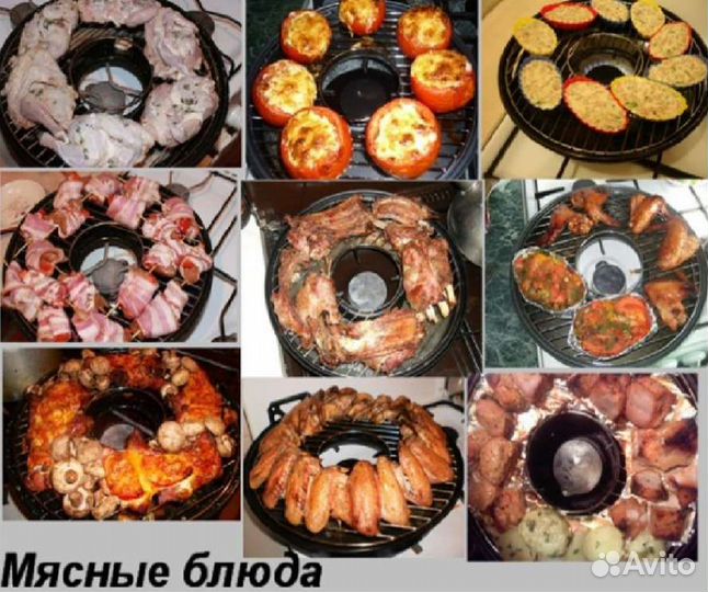 Сковорода гриль, барбекюшница