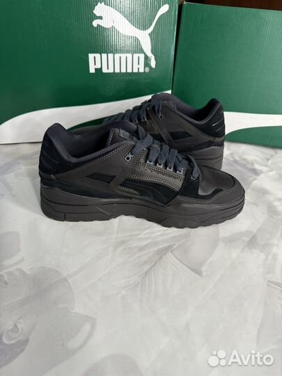 Демисезонные кожаные кроссовки Puma Slipstream