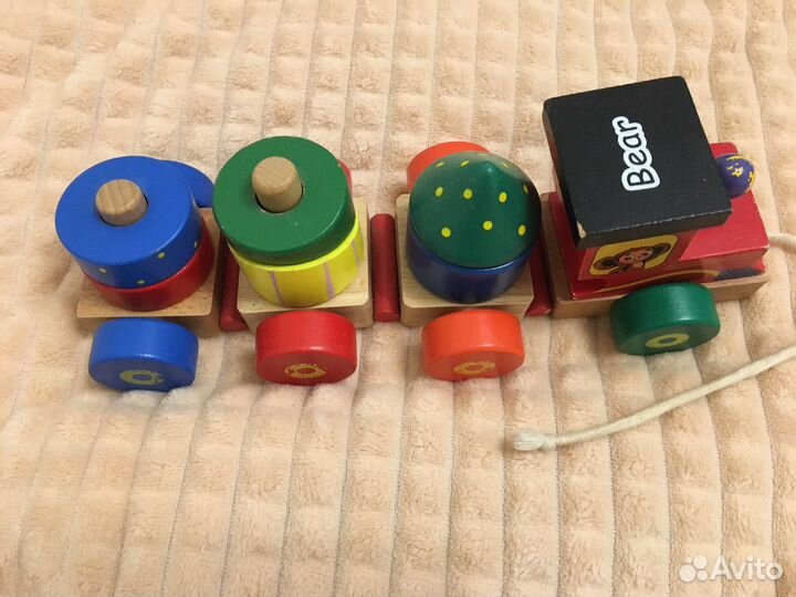 Паровоз деревянный