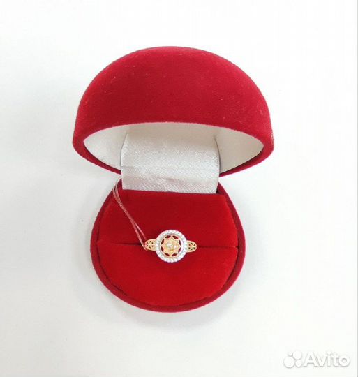 Кольцо золотое 585 (арт 114565) Сп29