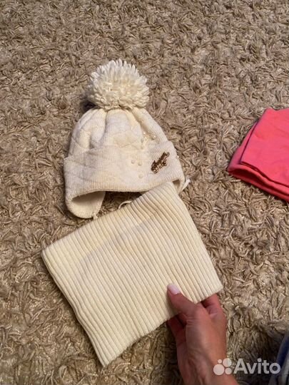 Комплект шапка, шарф