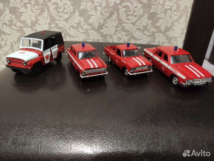 Пожарные машины 1:43 Агат