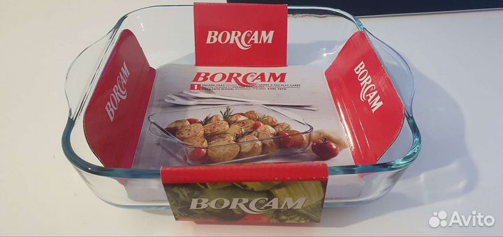 Форма для запекания Borcam Pasabahce 220x220
