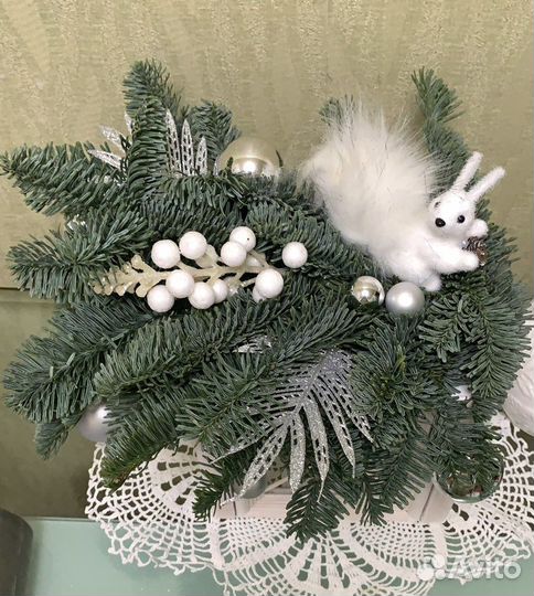 Новогодняя композиция из нобилиса