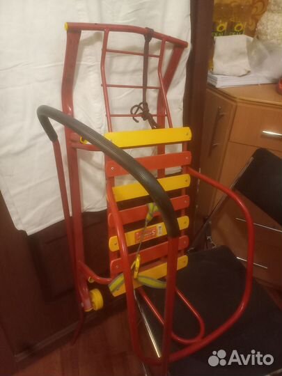 Детские санки с колесами