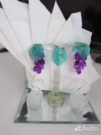 Хрустальная салфетница