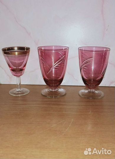 Фужеры и рюмки СССР