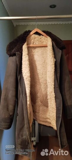 Дубленка мужская из овчины 52размер