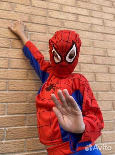 Карнавальный костюм человека паука детский