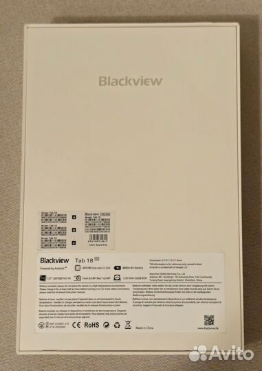 Blackview Tab 18 + чехол-клавиатура+ стилус