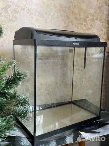 Аквариум aquael 40 литров с новыми аксессуарами