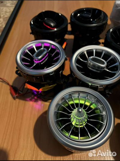 Дефлектора AMG регулируемые с подсветкой