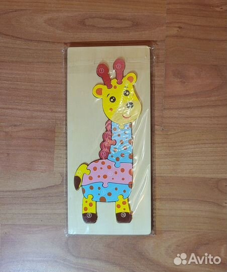 Сортер, пазлы деревянные