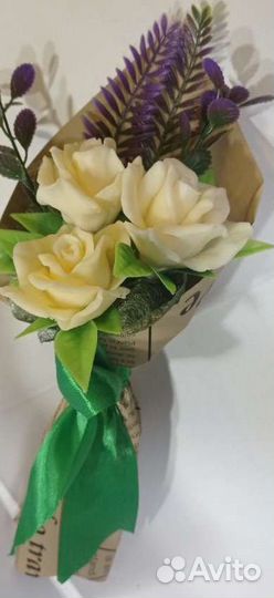 Букет цветов из мыла