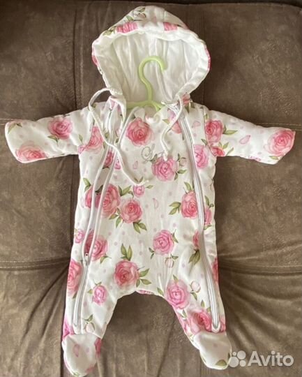 Конверт на выписку для девочки осень