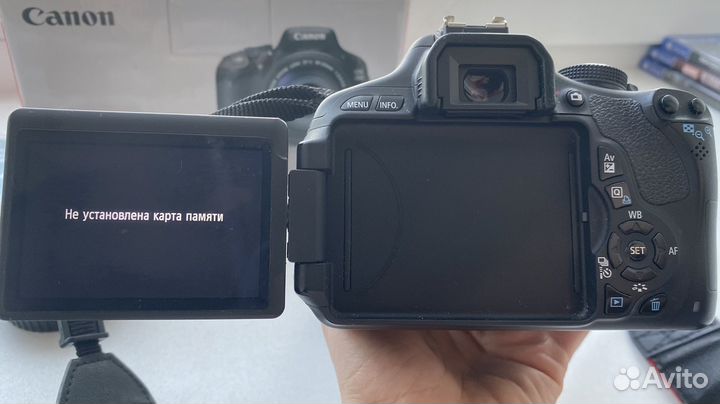 Фотоаппарат Canon eos 600d