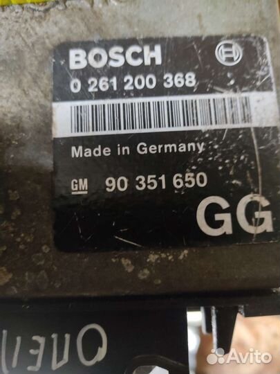 Блок управления двигателем на опель омега