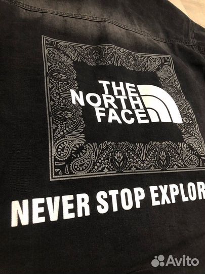 Джинсовая рубашка the north face