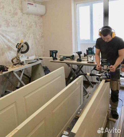 Установщик Одиночек межкомнатных дверей