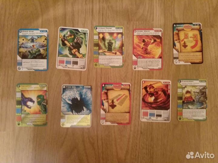 Lego карточки ниндзяго