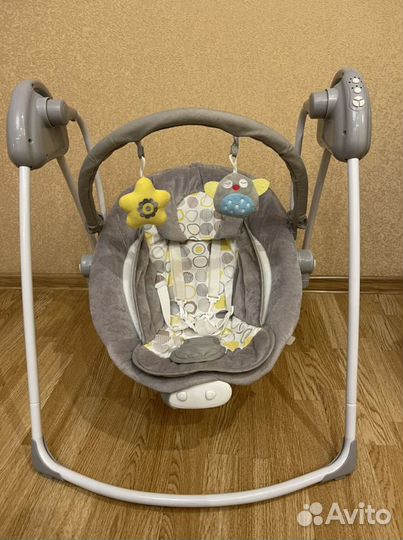 Детские электрокачели-шезлонг 2 в 1 Babyton