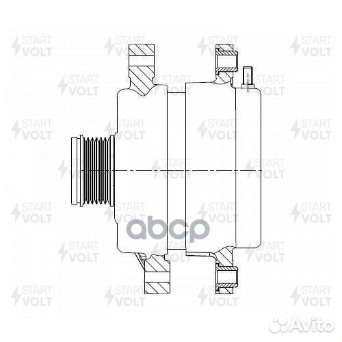 Генератор startvolt 528 ALA9304BS, ALA9304DD