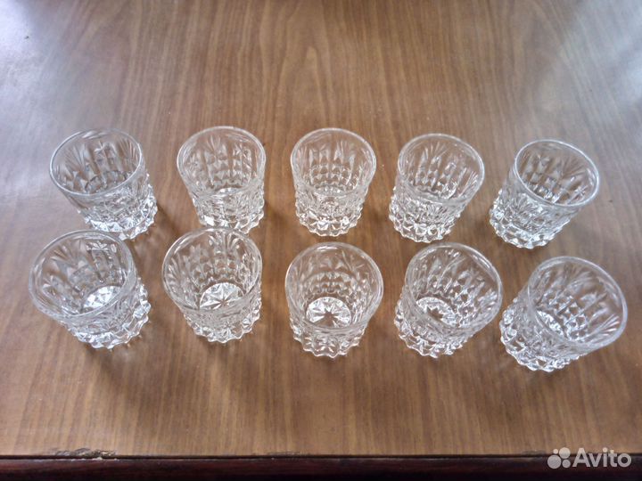 Стопки хрусталь, бокалы