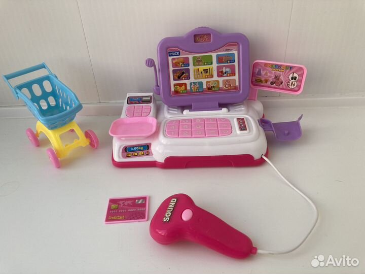 Детская касса со звуком