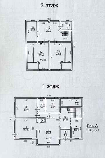 Коттедж 250 м² на участке 15,7 сот.